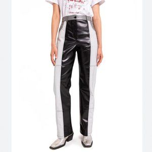 LAAGAM - Maddox Faux Leather Pants - Size 34